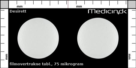 filmovertrukne tabletter 75 mikrogram 