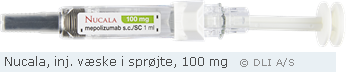 Nucala, inj. væske i sprøjte, 100 mg