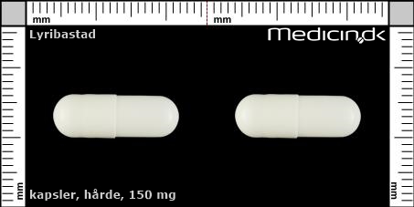 hårde kapsler 150 mg 