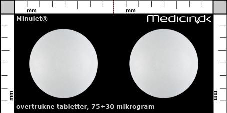overtrukne tabletter 75+30 mikrogram 