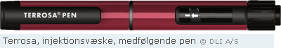 Terrosa, injektionsvæske, medfølgende pen