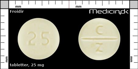 tabletter 25 mg 