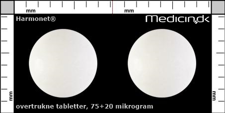 overtrukne tabletter 75+20 mikrogram 
