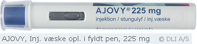 AJOVY, Inj. væske opl. i fyldt pen, 225 mg