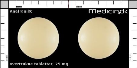 overtrukne tabletter 25 mg 
