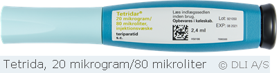 Tetrida, 20 mikrogram/80 mikroliter