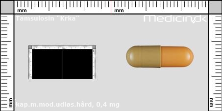 kapsler med modificeret udløsning 0,4 mg 