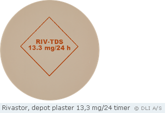 Rivastor, depot plaster 13,3 mg/24 timer