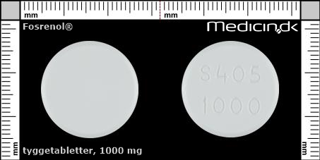 tyggetabletter 1000 mg 
