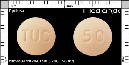 filmovertrukne tabletter 200+50 mg 
