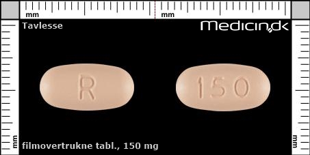 filmovertrukne tabletter 150 mg 