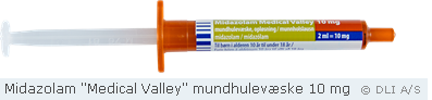 Midazolam "Medical Valley" mundhulevæske 10 mg