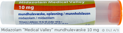 Midazolam "Medical Valley" mundhulevæske 10 mg