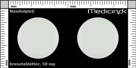 brusetabletter 50 mg 