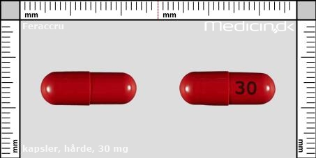 hårde kapsler 30 mg 