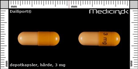 hårde depotkapsler 3 mg 