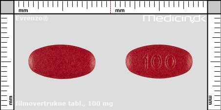 filmovertrukne tabletter 100 mg 