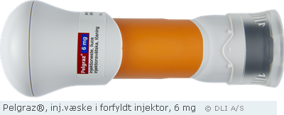 Pelgraz®, inj.væske i forfyldt injektor, 6 mg