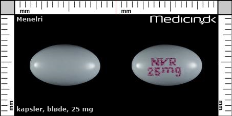 bløde kapsler 25 mg 