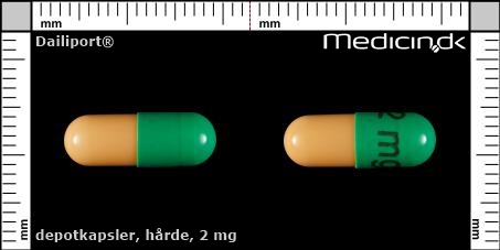 hårde depotkapsler 2 mg 