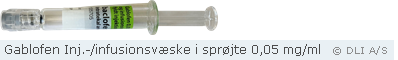 Gablofen Inj.-/infusionsvæske i sprøjte 0,05 mg/ml