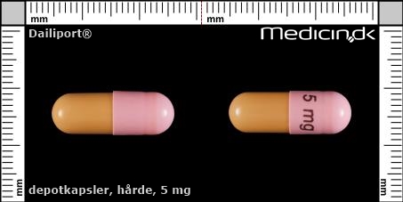 hårde depotkapsler 5 mg 