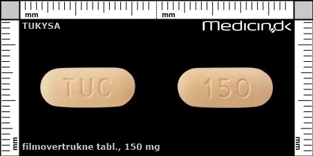 filmovertrukne tabletter 150 mg 