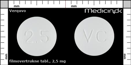 filmovertrukne tabletter 2,5 mg 
