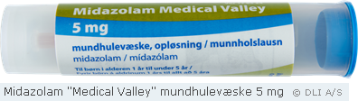 Midazolam "Medical Valley" mundhulevæske 5 mg