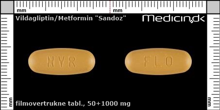 filmovertrukne tabletter 50+1000 mg 
