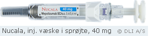 Nucala, inj. væske i sprøjte, 40 mg