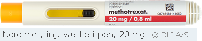 Nordimet, inj. væske i pen, 20 mg