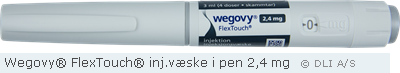 Wegovy® FlexTouch® inj.væske i pen 2,4 mg