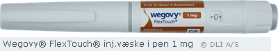 Wegovy® FlexTouch® inj.væske i pen 1 mg