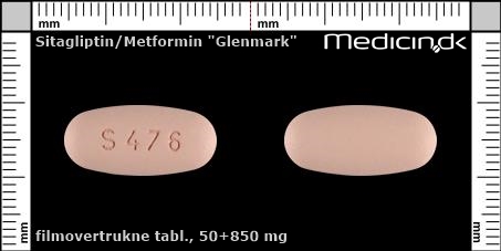 filmovertrukne tabletter 50+850 mg 