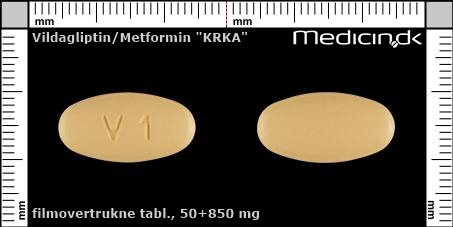 filmovertrukne tabletter 50+850 mg 