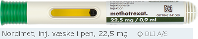 Nordimet, inj. væske i pen, 22,5 mg
