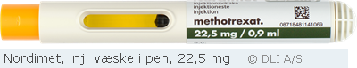 Nordimet, inj. væske i pen, 22,5 mg