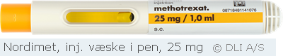 Nordimet, inj. væske i pen, 25 mg