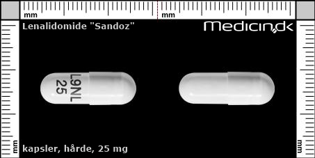 hårde kapsler 25 mg 