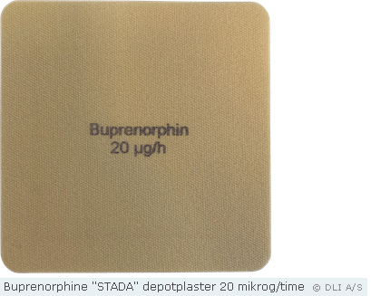 Buprenorphine "STADA" depotplaster 20 mikrog/time