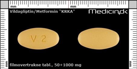 filmovertrukne tabletter 50+1000 mg 