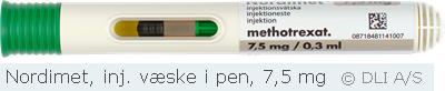 Nordimet, inj. væske i pen, 7,5 mg