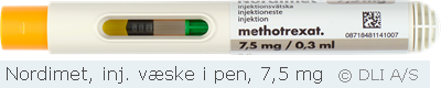 Nordimet, inj. væske i pen, 7,5 mg