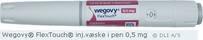 Wegovy® FlexTouch® inj.væske i pen 0,5 mg