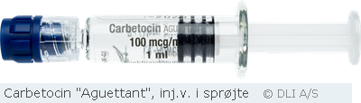 Carbetocin "Aguettant", inj.v. i sprøjte