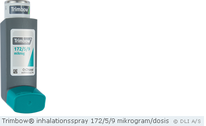 Trimbow® inhalationsspray 172/5/9 mikrogram/dosis