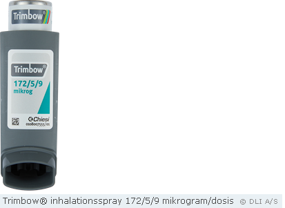 Trimbow® inhalationsspray 172/5/9 mikrogram/dosis