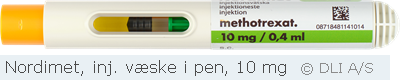 Nordimet, inj. væske i pen, 10 mg