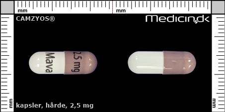 hårde kapsler 2,5 mg 